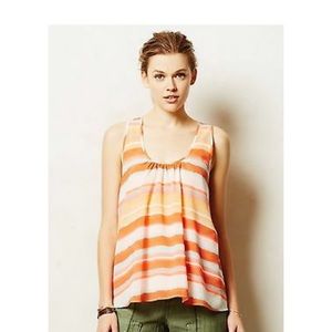 Meadow Rue Anthropology sleeveless summer blouse